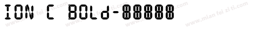 ION C Bold字体转换
